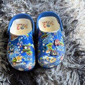 CROCS Kids Blue Sonic Shoes